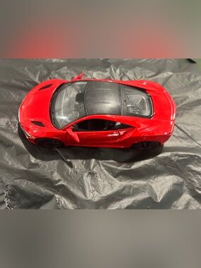 2018 Acura Red Sports Car Model - Sleek Coupe